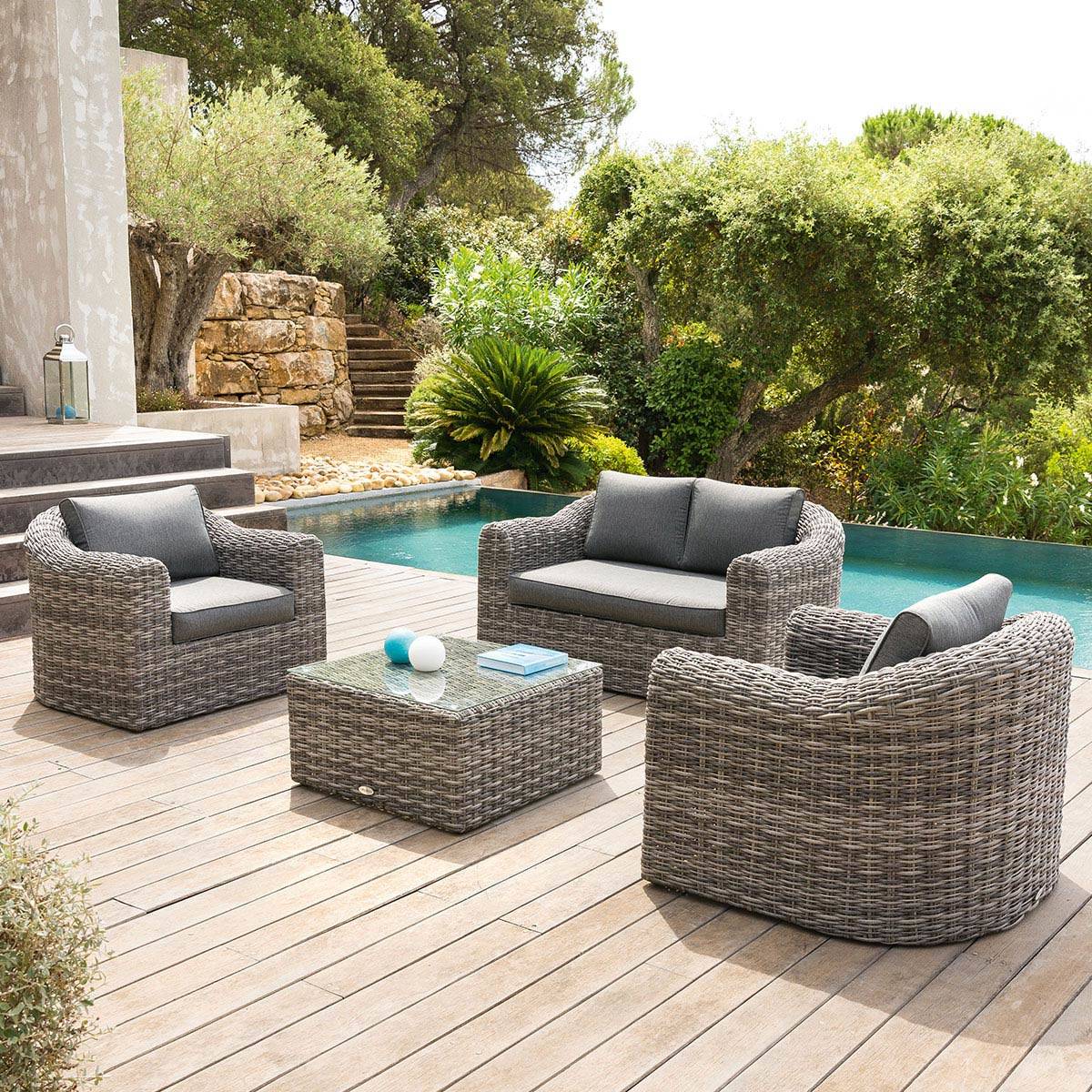 Fauteuil salon de jardin hesperide