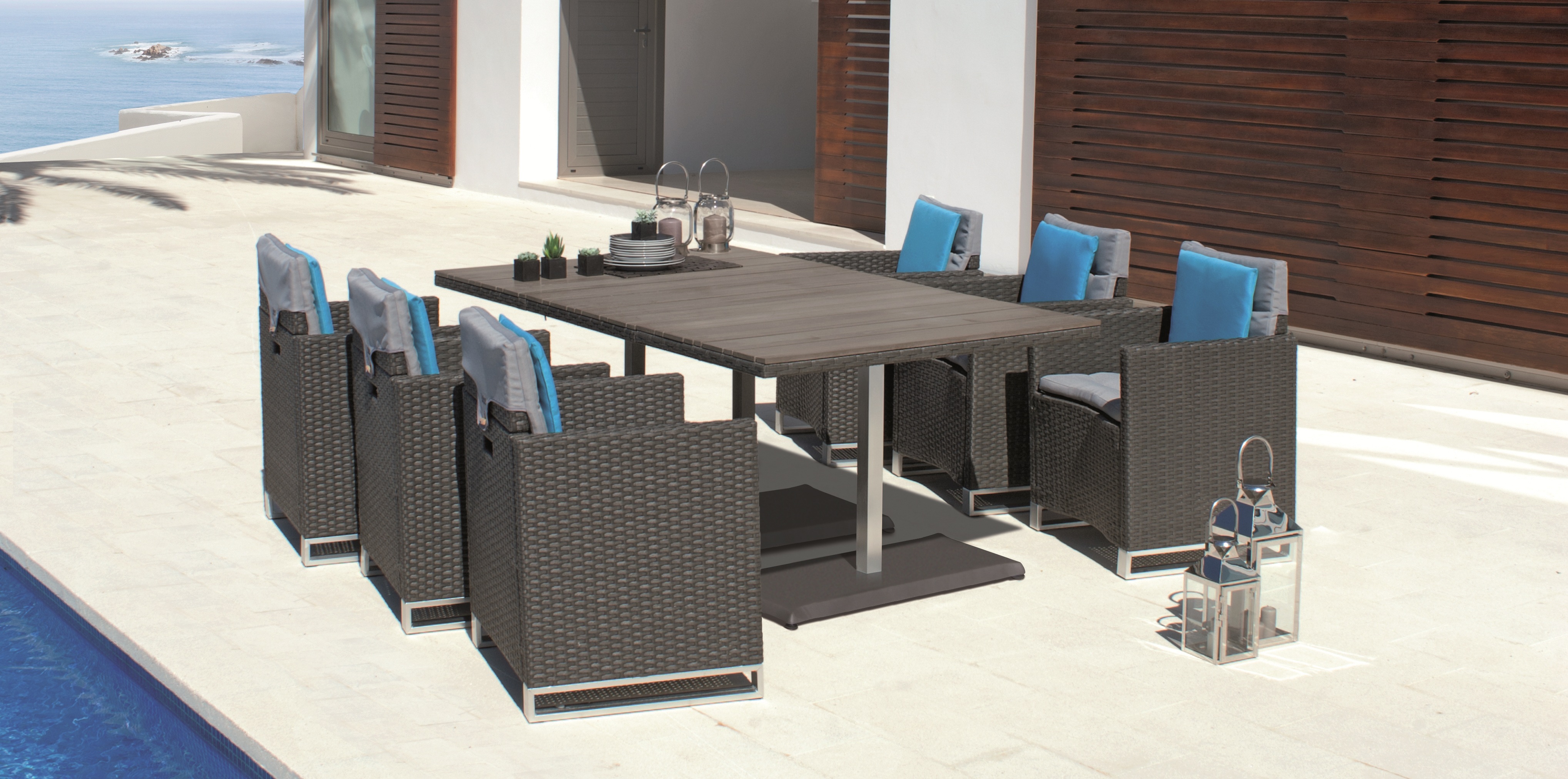 Mobilier de jardin à carrefour