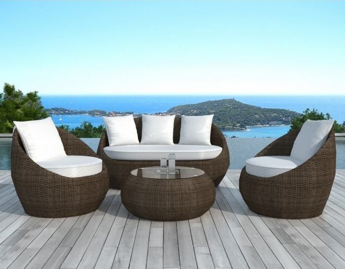 Table salon de jardin promo