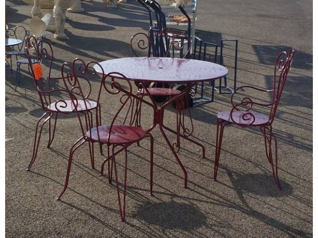 Salon de jardin fer forgé occasion belgique
