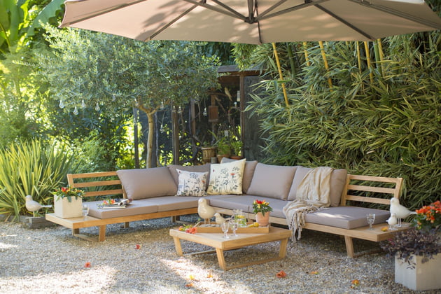 Table salon de jardin botanic