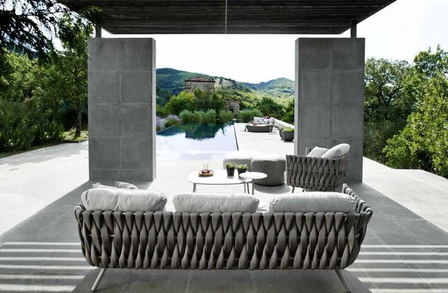 Salon de jardin contemporain design