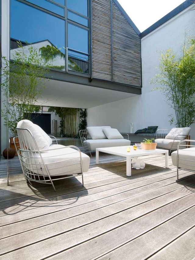 Salon de jardin palette design