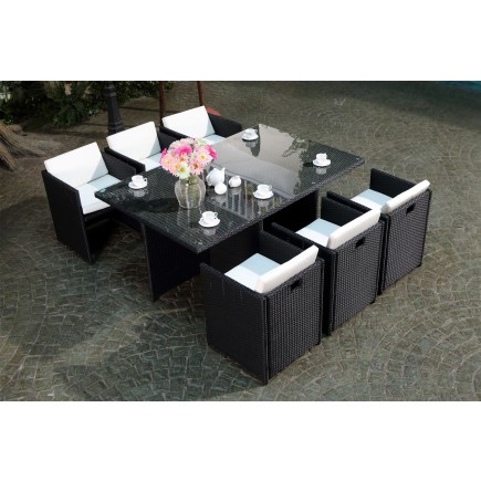 Mobilier de jardin en resine pas cher