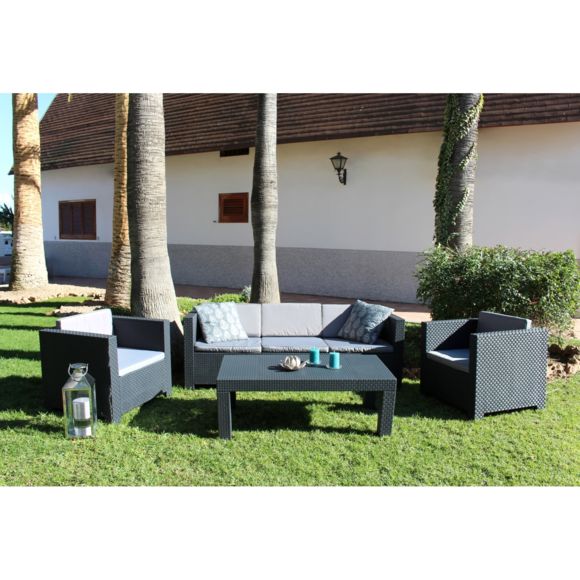 Salon de jardin en resine rue du commerce
