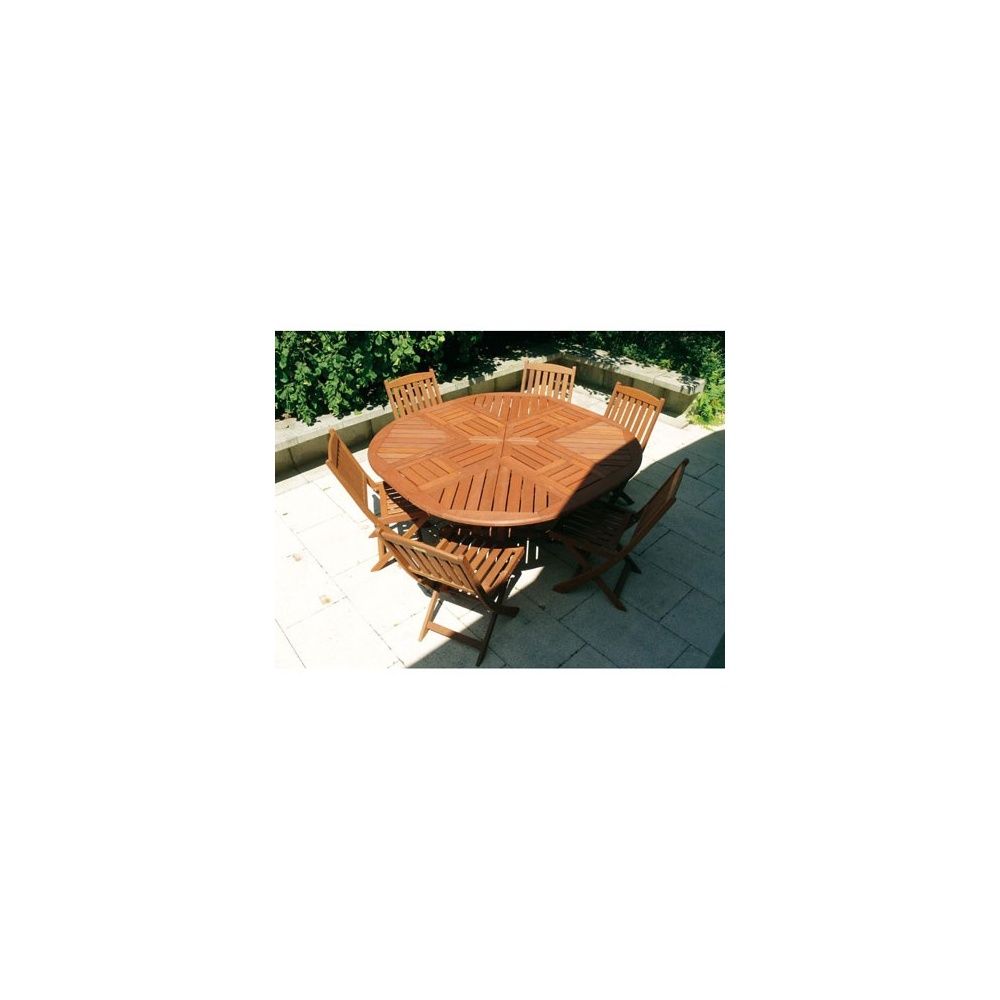 Bois keruing salon de jardin