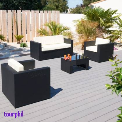 Salon de jardin resine pas cher brico depot