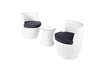 Salon de jardin résine tressée duo