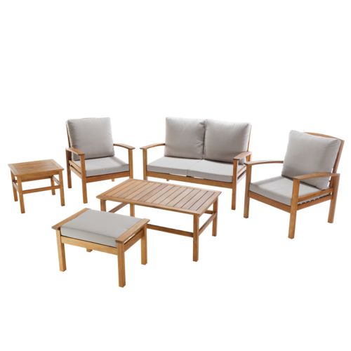 Salon de jardin bois pas cher