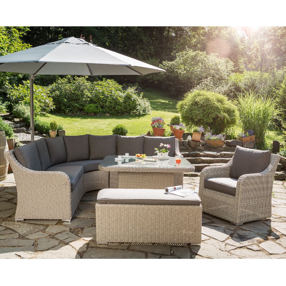 Fauteuil de salon de jardin en resine