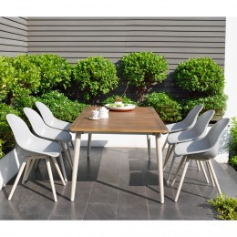 Table et chaise de jardin resine
