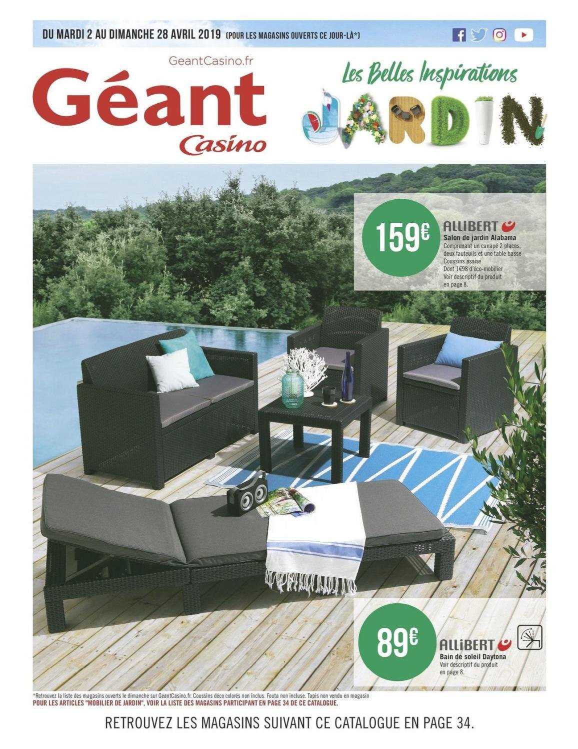 Mobilier de jardin magasin casino