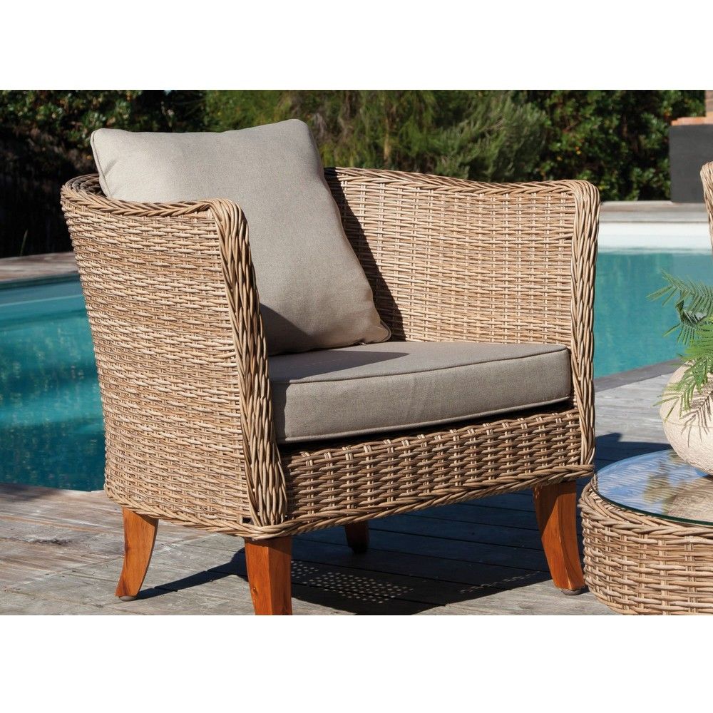 Salon de jardin fauteuil bas