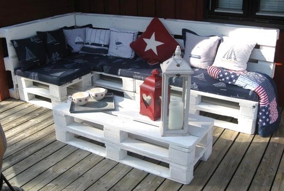 Salon de jardin en palette a faire soi meme
