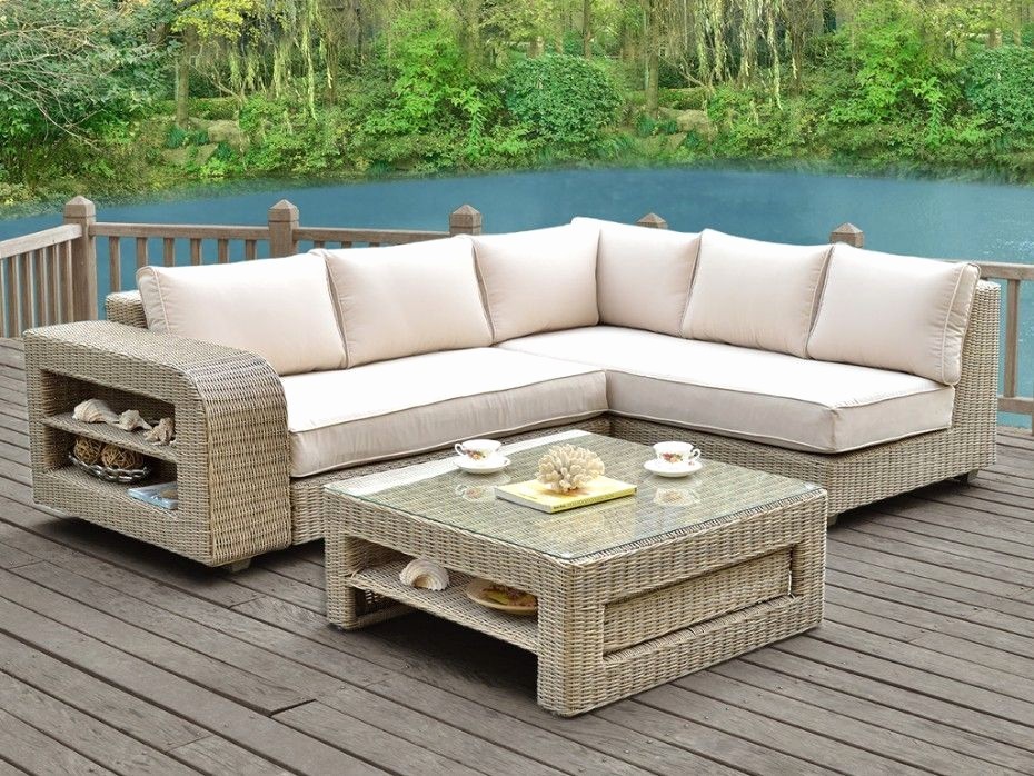 Salon de jardin rotin promo