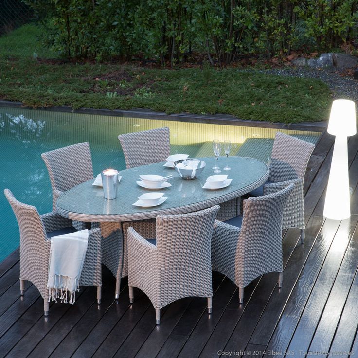Salon de jardin metallique couleur