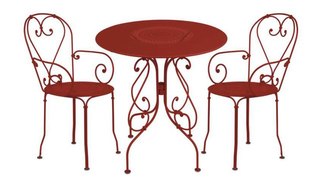 Salon de jardin table bistrot