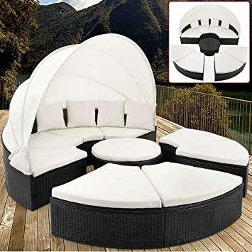 Salon de jardin noir amazon