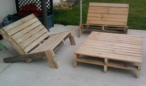 Salon de jardin en palette quelle peinture