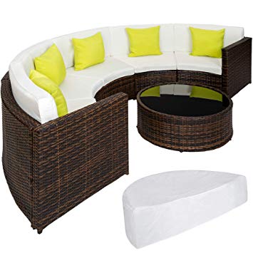 Salon de jardin demi cercle