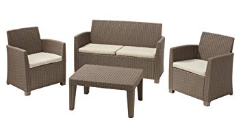 Salon de jardin allibert corona cappuccino