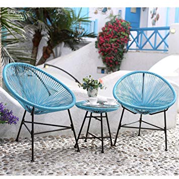Salon de jardin fil de resine