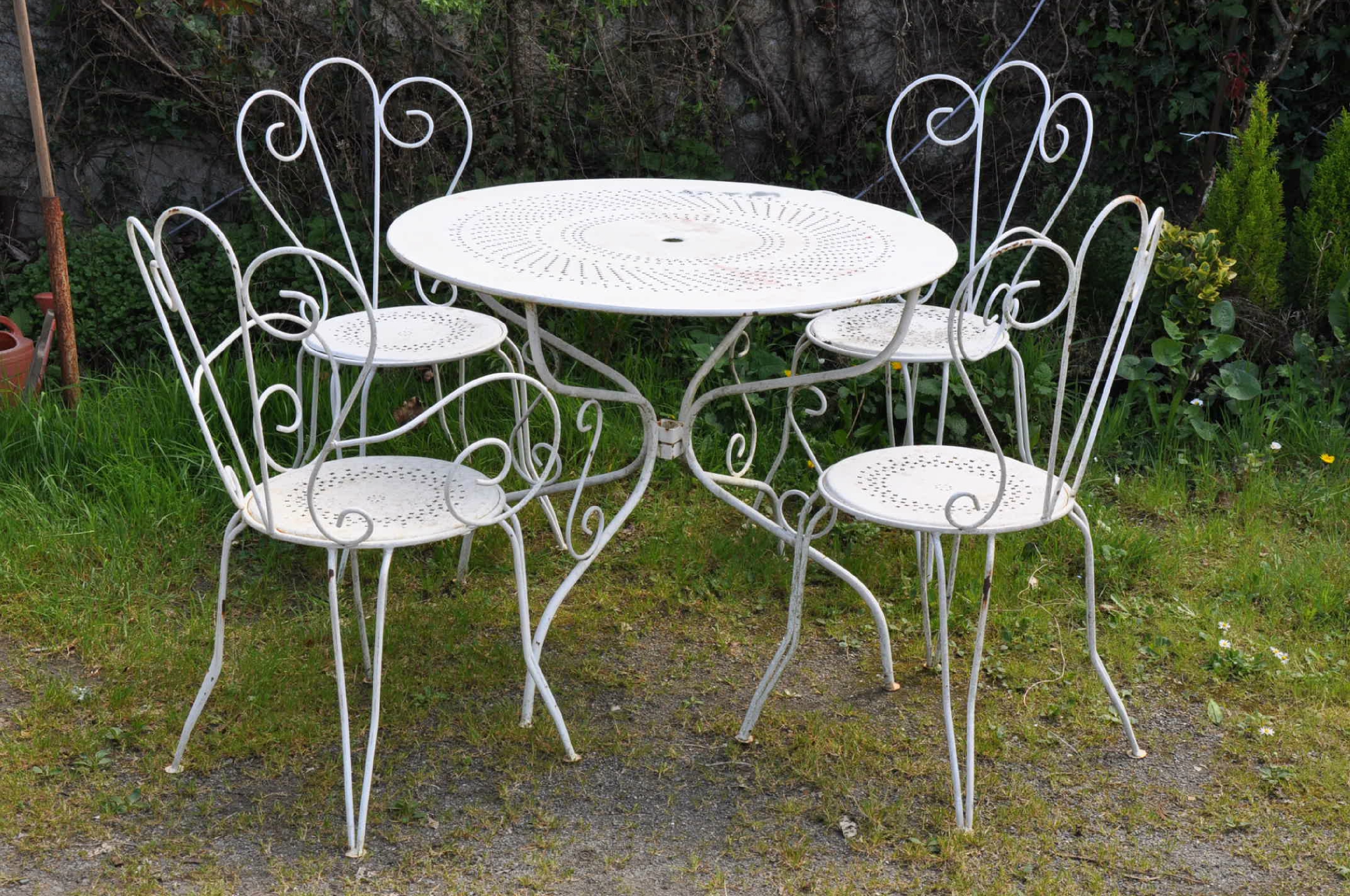 Salon jardin metal