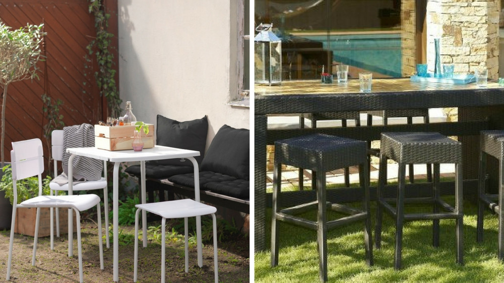 Astuce pour nettoyer un salon de jardin blanc