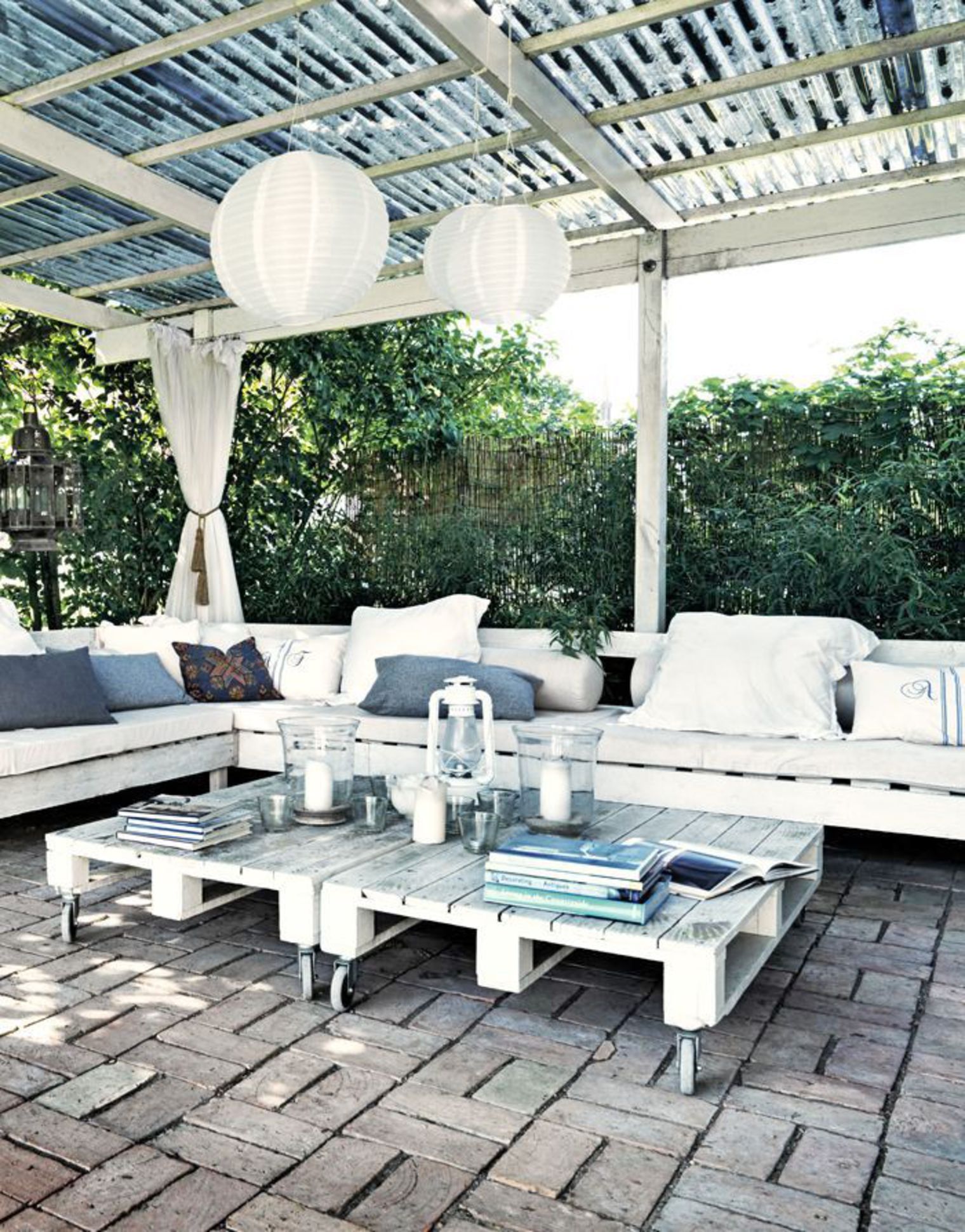 Un salon de jardin