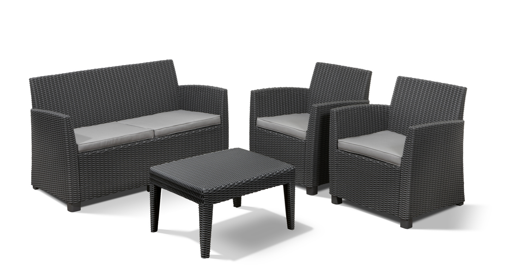 Salon de jardin allibert anthracite