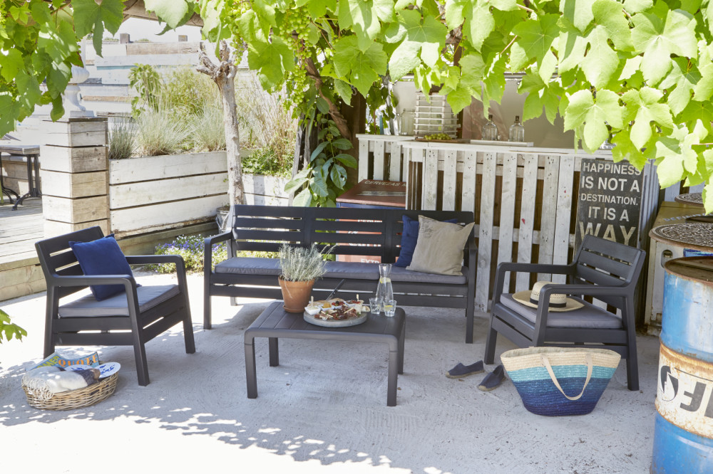Salon de jardin allibert delano