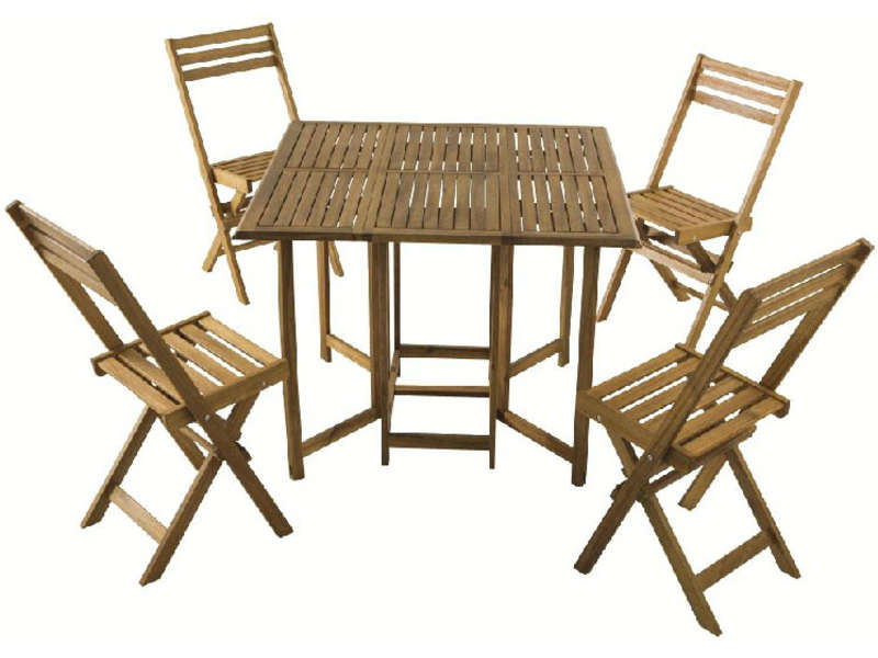Conforama salon de jardin en bois