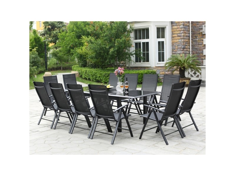 Salon de jardin aluminium conforama