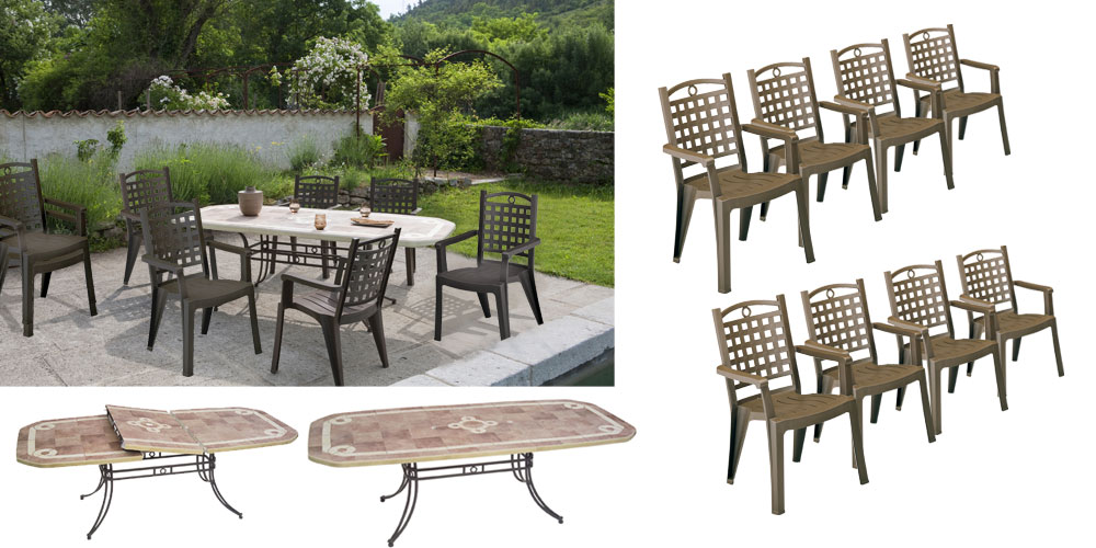 Salon de jardin bas grosfillex