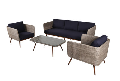 Salon de jardin en rotin collection loa