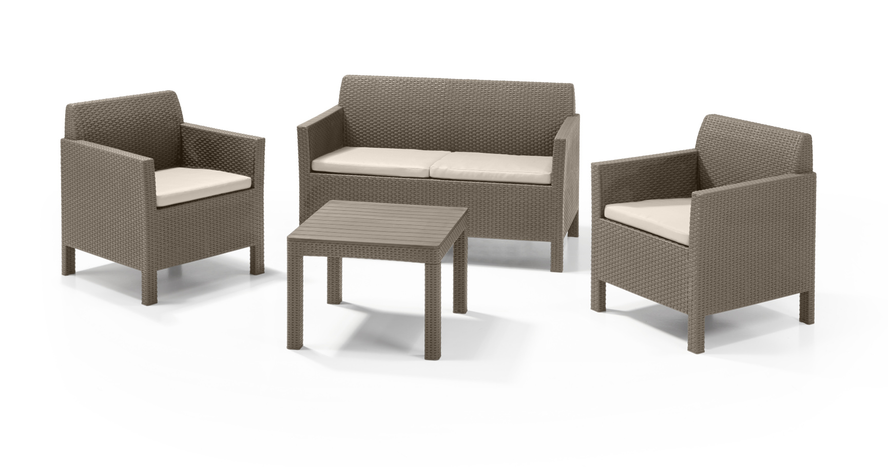 Salon de jardin allibert victoria lounge set