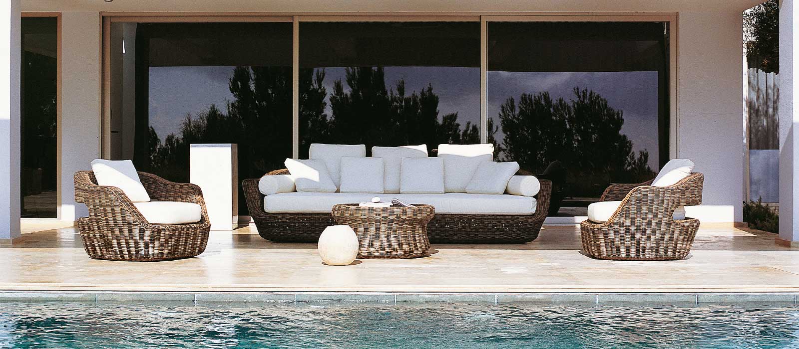 Salon de jardin en aluminium collection atlantis