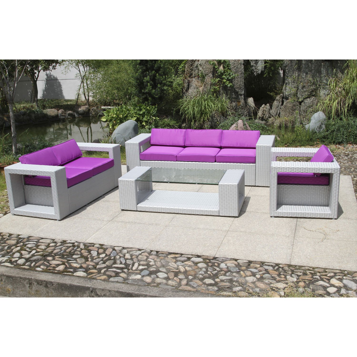 Salon de jardin resine tressée leroy merlin