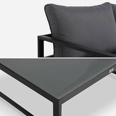 Salon de jardin 5 places acatium en aluminium