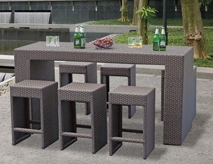 Salon de jardin en résine tressée haut de gamme