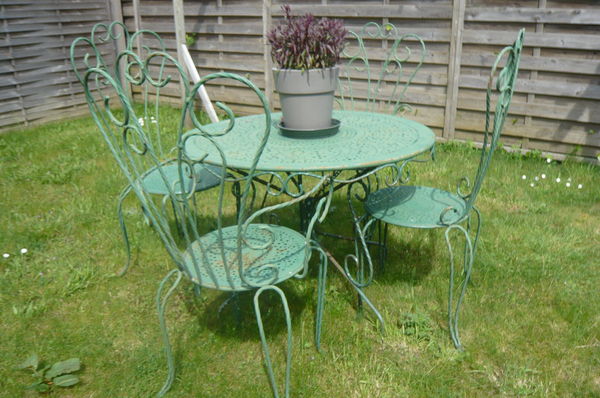 Prix salon jardin fer forge ancien