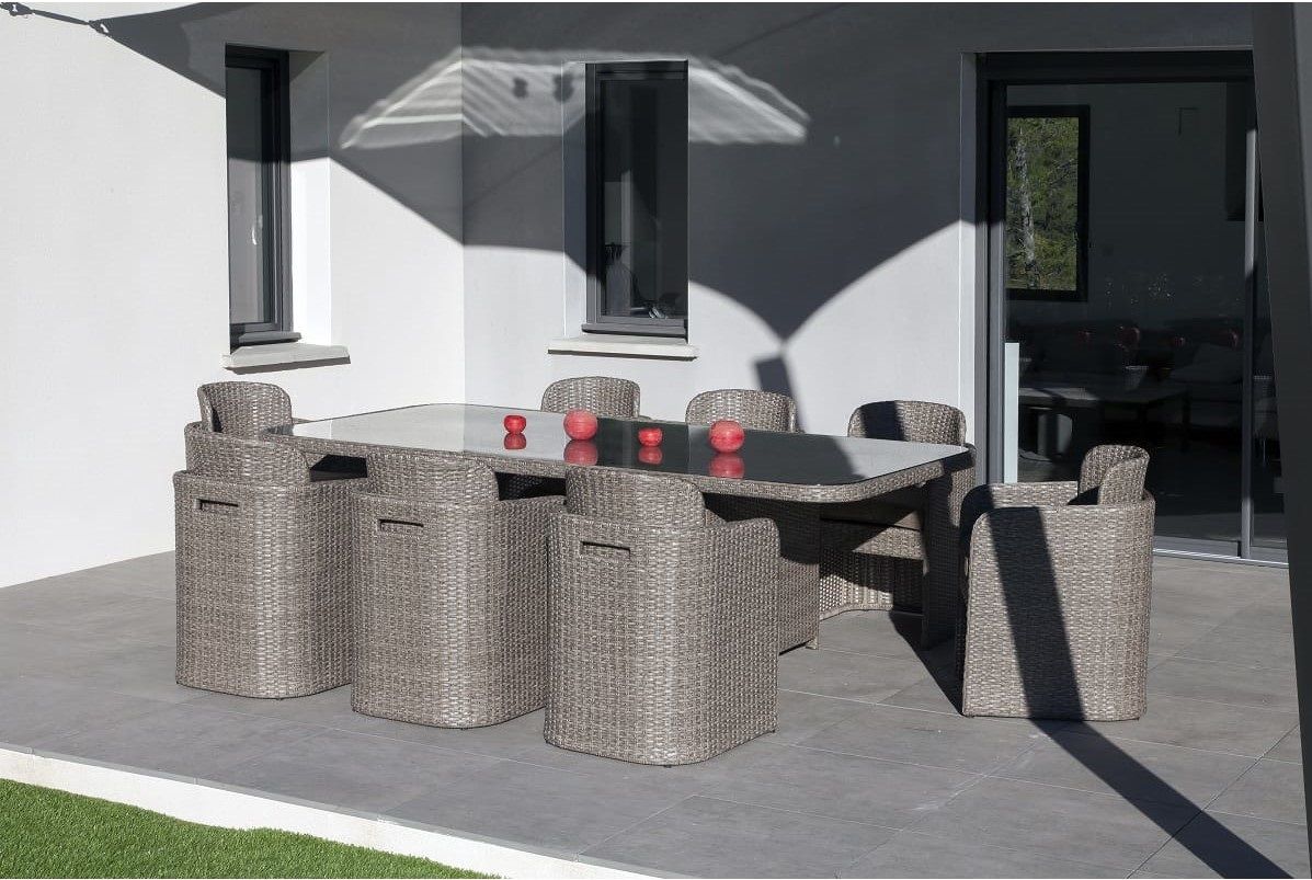 Salon de jardin metal auchan