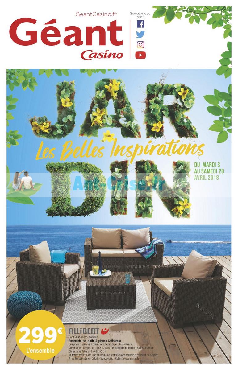 Salon de jardin allibert geant