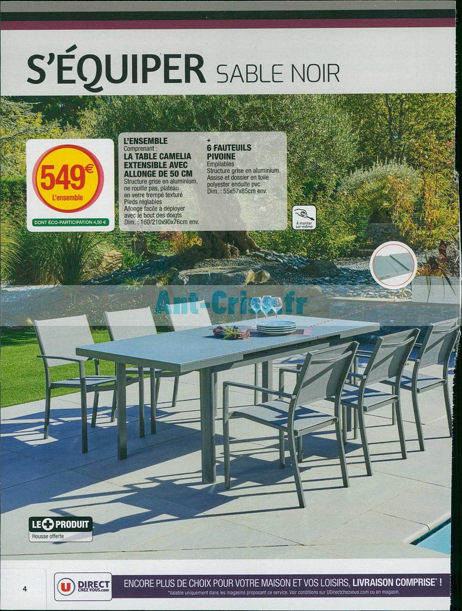 Salon de jardin hyper u ales