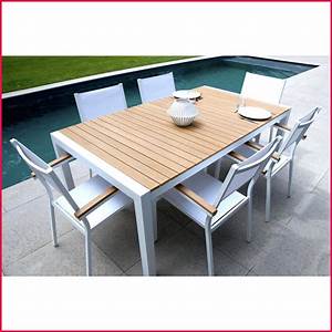 Salon de jardin bois ceruse