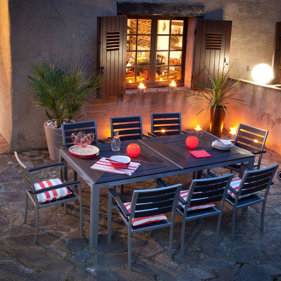 Promo salon de jardin composite