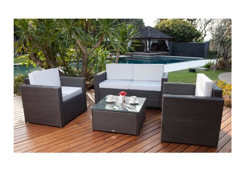 Salon de jardin corfu gris