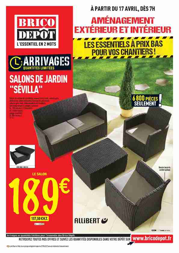 Salon de jardin brico depot martigues