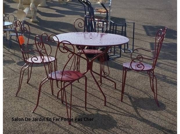 Salon de jardin fer forgé solde