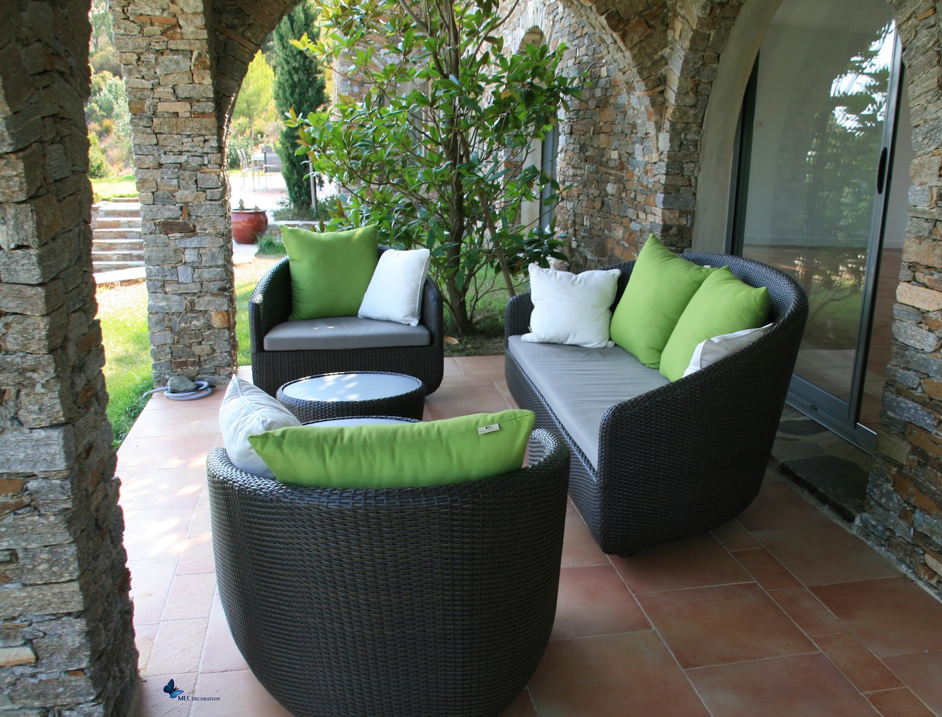 Salon terrasse exterieur